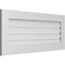 Ekena Millwork Vertical Surface Mount PVC Gable Vent: Functional, w/ 3-1/2"W x 1"P Standard Frame, 42"W x 18"H GVPVE42X1801SF - alternate 2
